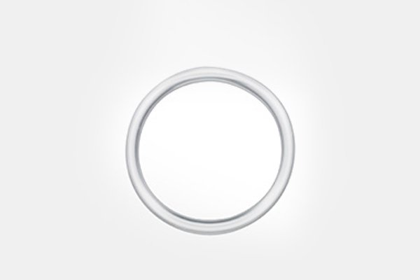 Anel vaginal contraceptivo flexível.